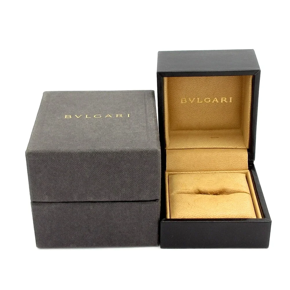 Bvlgari Alveare Ring Silver 18K Yellow Gold Stainless Steel